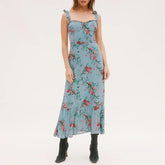 Robe longue fleurie vintage chic - Parfaite pour toutes les occasions